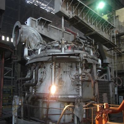 คุณภาพ  10T Electric Arc Furnace with Smelting Temperature Control High Heat Efficiency and Impurity Removal for Steel Production โรงงาน