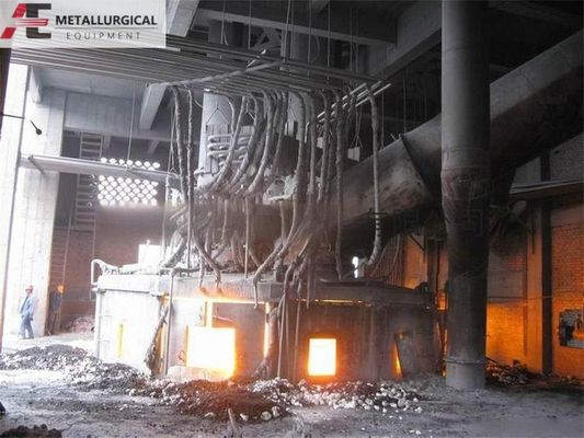 อุตสาหกรรมเหล็ก หม้อบานแบบจมน้ําสําหรับการละลายแคลเซียมคาร์ไบด์ 3000KVA-25000KVA